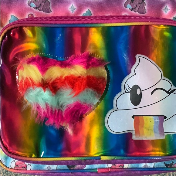 Fast Forward Accessories Fast Forward Rainbow Poop Emojis Kids Backpack Poshmark